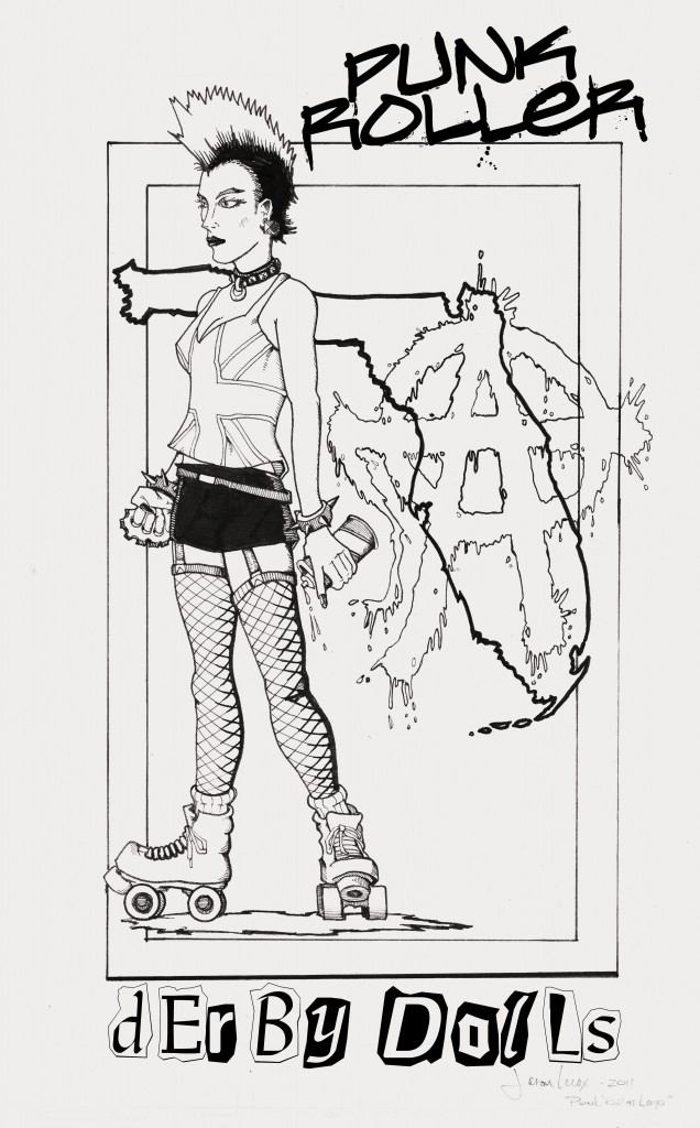 Punk Roller- touch up for print